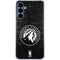 NBA Minnesota Timberwolves Black Animal Print Galaxy A35 5G Clear Case